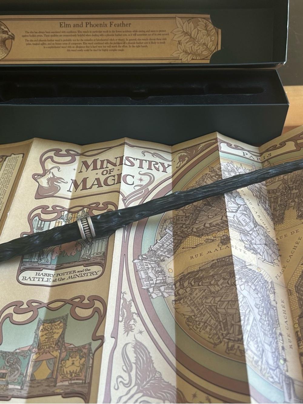 Elm and Phoenix feather Harry Potter Universal integrative wand. - Picture 2 of 7